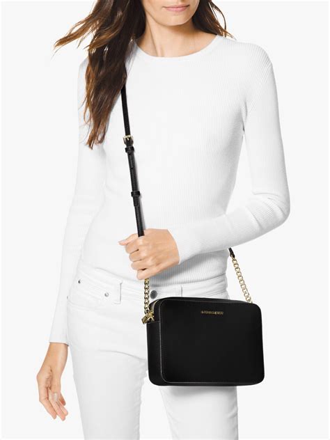 michael kors large saffiano leather crossbody bag|Michael Kors saffiano leather crossbody.